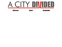 Tablet Screenshot of acitydivided.americanobserver.net
